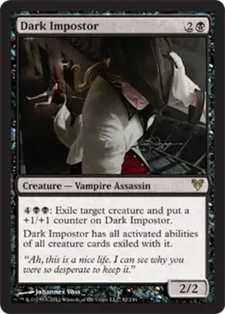 MTG - 4 x Dark Impostor - Playset 4x x4 - Avacyn Restored Regular NM - Image 1