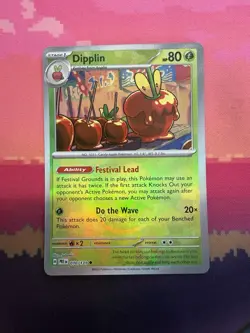 Pokemon Card Dipplin Prismatic Evolutions Masterball 010/131 Near Mint - Image 1