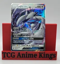 Pokemon TCG Lugia GX Holo Ultra Rare Card Sun & Moon Lost Thunder 159/214 - Image 1