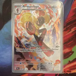 Armarouge 086/084 Illustration Rare Pitch Black Pokemon Holo NM/M - Image 1