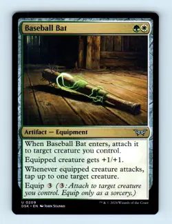 #209 2024 Duskmourn: House of Horror ^ Baseball Bat Uncommon - Image 1