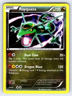 Rayquaza - XY141 PR Holo Promo Pokemon TCG 5ban Graphics LP - Image 1