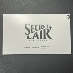 Magic the Gathering Secret Lair Sheldon's Spellbook Foil Edition SEALED 250010 - Image 1