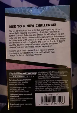 Pokemon TCG Mega Evolution—Ascended Heroes Booster Bundle Box 6 Packs English - Image 2