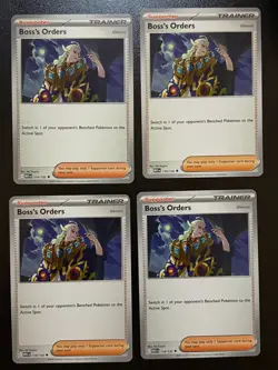 Pokemon 4x Boss's Orders [Ghetsis] 114/132 Me01: Mega Evolution Regular - Image 1