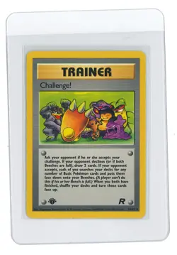 Challenge! Pokemon TCG Team Rocket 74/82 Regular 1st Edition Uncommon Card - Image 1