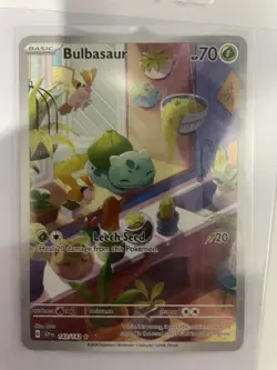 Bulbasaur 143/142 SV07: Stellar Crown NM Pokemon 143/142 - Image 1