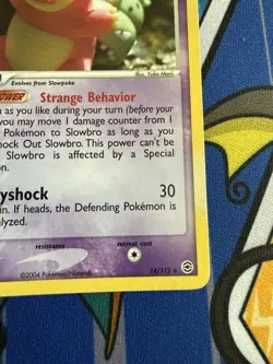 Pokemon EX Fire Red Leaf Green Slowbro #14/112 Holo Rare LP - Image 2