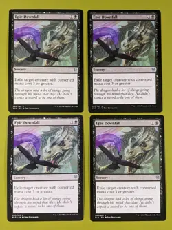 Epic Downfall x4 Throne of Eldraine 4x Magic the Gathering MTG - Image 1