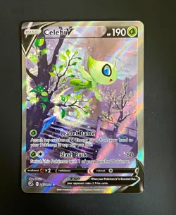 Pokemon TCG Celebi V 245/264 Fusion Strike Ultra Rare Full Art Holo - Image 1