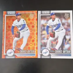Topps Shohei Ohtani 2026 Dodgers Series 2 #500 Parallel 2 Card Lot - Image 1
