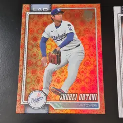 Topps Shohei Ohtani 2026 Dodgers Series 2 #500 Parallel 2 Card Lot - Image 2