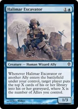 Halimar Excavator Light Play, English Magic the Gathering MTG Worldwake - Image 1
