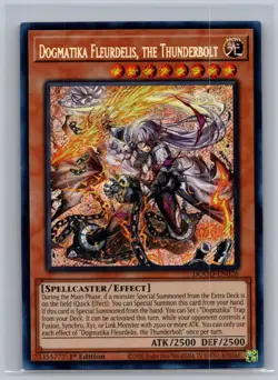 Dogmatika Fleurdelis, the Thunderbolt DOOD-EN026 Doom of Dimensions Yu-Gi-Oh - Image 1