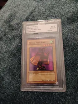 1996, Yu-Gi-Oh Skull Red Bird Wind GRADED GEM MT 10, 2001 Upper Deck - Image 3