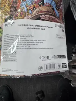 One Piece TCG Official Playmat Limited Edition Vol. 1 New In Package - Image 2