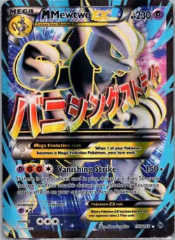 M Mewtwo EX Full Art Ultra Rare Holo Pokemon Card Breakthrough 159/162 - Image 1