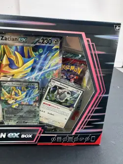 Hop’s Zacian EX Collection Box 4 Booster Packs And Promo Card NEW UNOPENED - Image 3