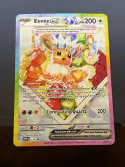 Eevee ex 174 SV Black Star Promo Card Prismatic Evolutions Pokemon TCG - Image 1