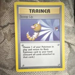 Pokemon TCG Scoop Up Trainer Base Set, Unlimited Rare Card 78/102 - Image 1