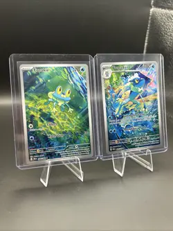 *2 CARDS* Froakie 88 Frogadier 89 Illustration Rare Pokemon TCG Chaos Rising - Image 1