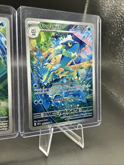 *2 CARDS* Froakie 88 Frogadier 89 Illustration Rare Pokemon TCG Chaos Rising - Image 3