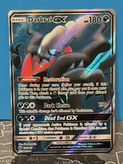 Pokemon TCG Card Darkrai GX 139/147 Sm-Burning Shadows Full Art - Image 1
