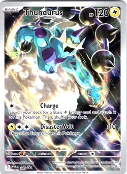 Thundurus Holo Promo SV: Scarlet & Violet Promo Cards 209 NM - Image 1