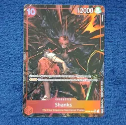 Bandai One Piece Card Game Shanks OP09-004 SR Alt Art Foil 12000 English - Image 1