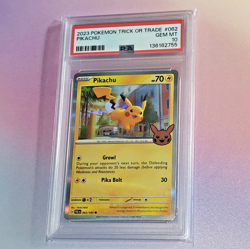PSA 10 Pokemon 2023 Pikachu Trick or Trade Pokemon Card For wonderfulpokemon - Image 2