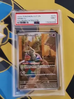 PSA 9 2024 POKEMON SVP EN-SV BLACK STAR PROMO 075 MIMIKYU PALDEAN FATES ETB - Image 1