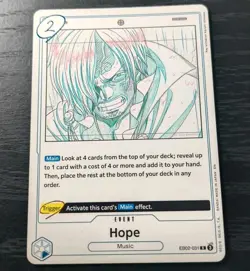 One Piece CCG Hope Anime 25th Collection R Foil Card EB02-031 NM - Image 1