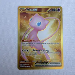 Mew EX 205/165 Gold Metal Card | Near Mint Condition | - Image 1