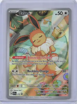 Pokemon TCG Eevee Holo Promo SV: Scarlet & Violet Promo Cards 173 NM - Image 1
