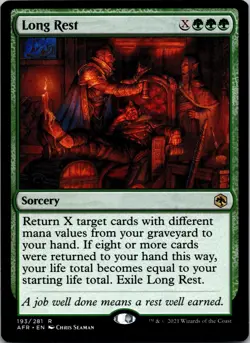 Long Rest 193 Rare Adventures in the Forgotten Realms MTG NM - Image 1