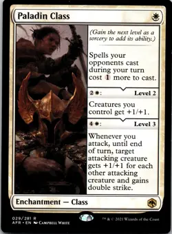 Paladin Class 29 Rare Adventures in the Forgotten Realms MTG NM - Image 1