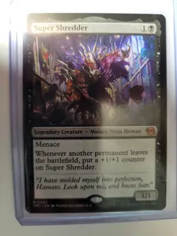 Super Shredder 0083 Mythic Teenage Mutant Ninja Turtles Magic: The Gathering NM - Image 1