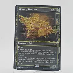 MTG Ghostly Dancers (302/499) Duskmourn House of Horror LP FOIL - Image 1