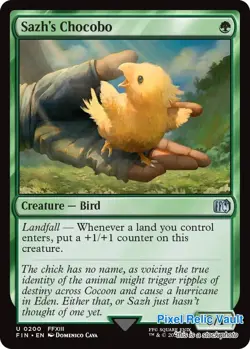 MTG - FIN - 200 - NM - Sazh's Chocobo - Image 1
