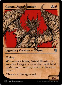 Ganax, Astral Hunter (Showcase) 398 CL: Battle for Baldur's Gate MTG NM - Image 1