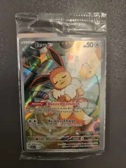 Pokemon Center Exclusive Eevee #173 Stamped Promo Prismatic Evolutions SEALED - Image 1