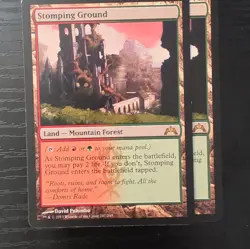 2x Stomping Ground MTG Gatecrash Rare Land #247/249 EN 2013 - Image 1