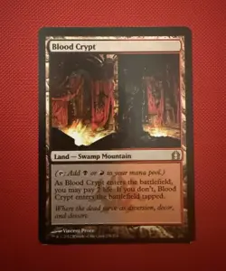 Wizards of the Coast MTG Blood Crypt 238/274 Return to Ravnica Rare Regular - Image 1