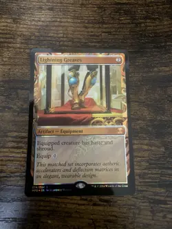 MTG Lightning Greaves Foil Kaladesh Inventions Masterpiece Series 014/054 - Image 1