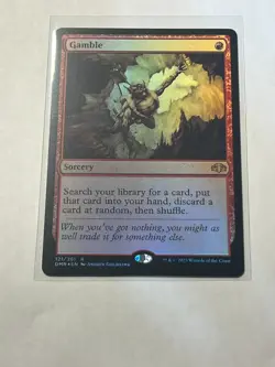Gamble Foil Rare 121 (Dominaria Remastered) MTG Near Mint - Image 1