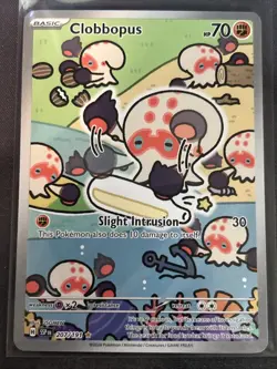 Pokemon TCG Clobbopus Illustration Rare 207/191 Surging Sparks Series NM - Image 1