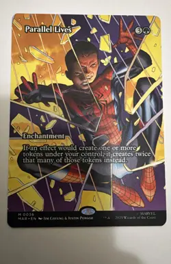 Parallel Lives Borderless Marvel Universe Eternal-Legal Regular Mtg M/NM Mythic - Image 1