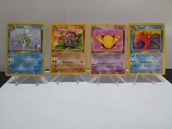 Vintage Pokemon Card Lot 1st Edition Fossil Team Rocket Seadra Kingler Drowzee - Image 1