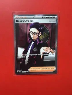 Boss’s Orders 256/217 Ultra Rare Full Art Pokemon Ascended Heroes NM+ - Image 1