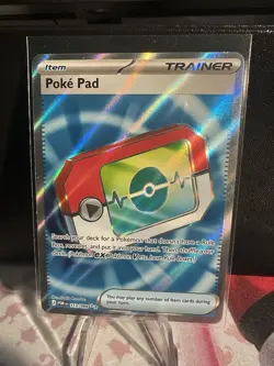 Poke Pad 113/088 Ultra Rare Full Art holo Pokemon TCG Perfect Order - Near Mint! - Image 1